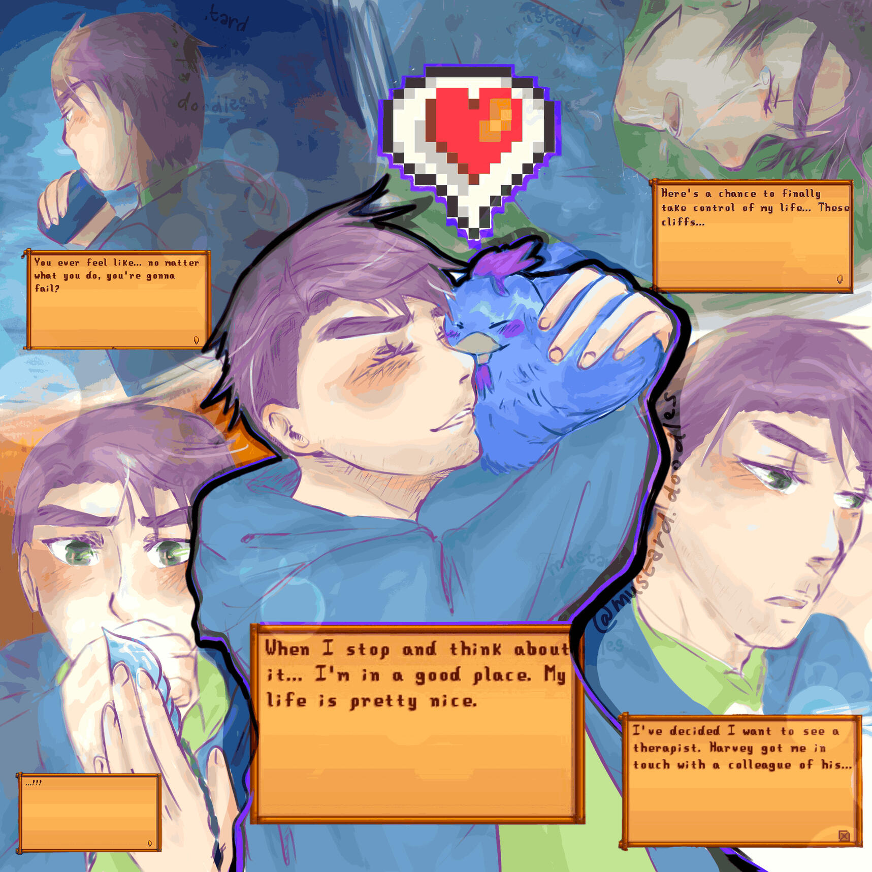 Stardew Valley: Shane scenes