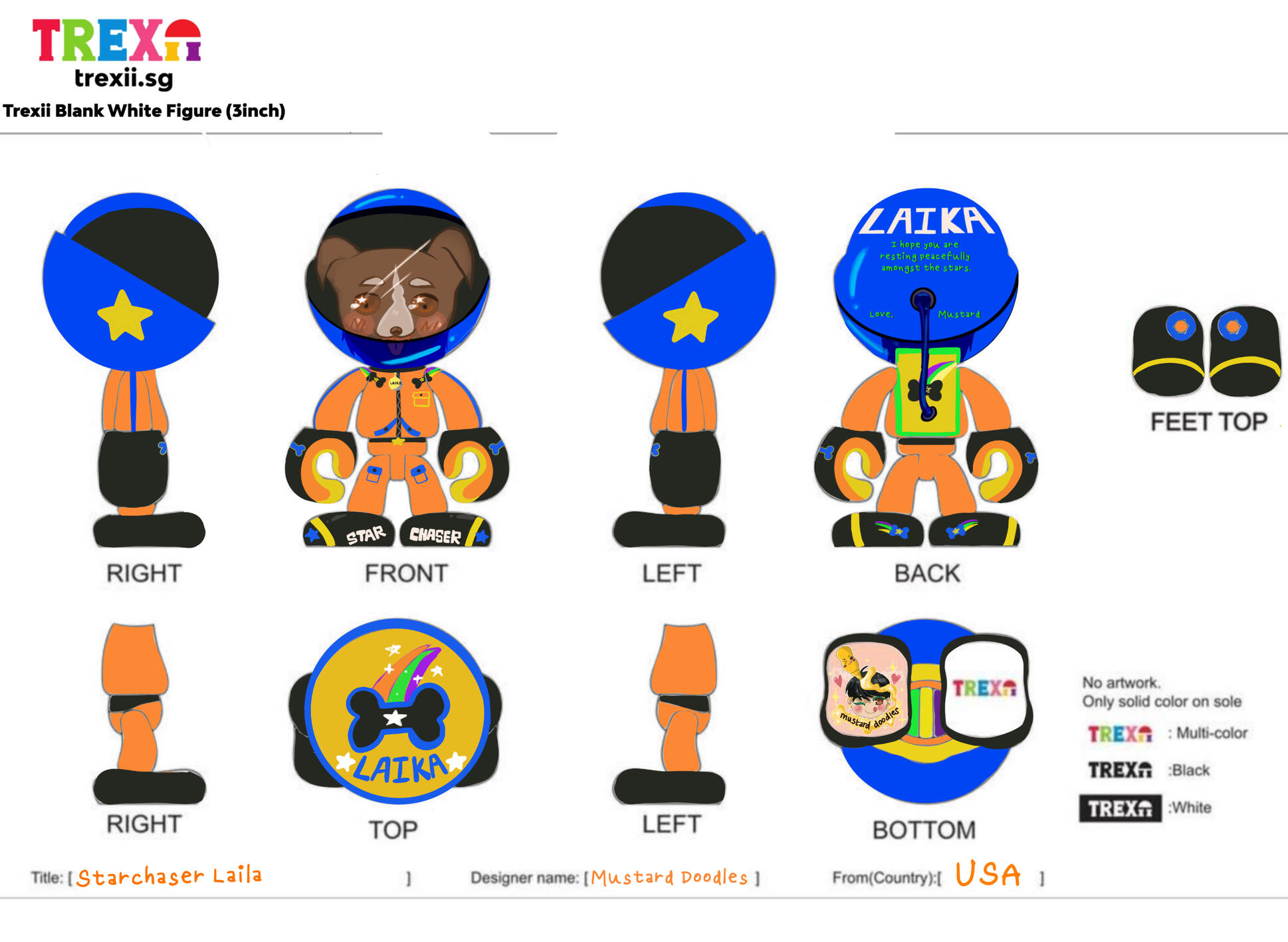 "starchaser laika" details